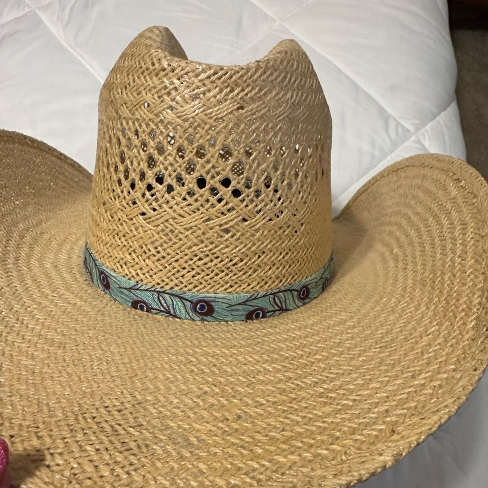 Rodeo King 25 X straw women’s cowboy hat - Picture 3 of 16